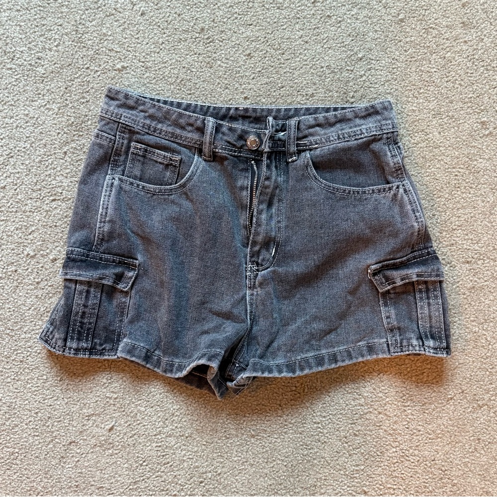 SHEIN Gray Women's Jean Shorts